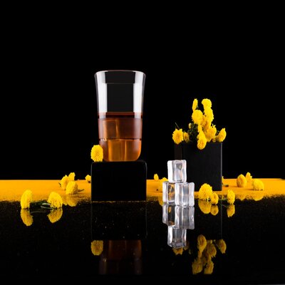 Square Glass Set Of 6 Pcs ( 250ML)